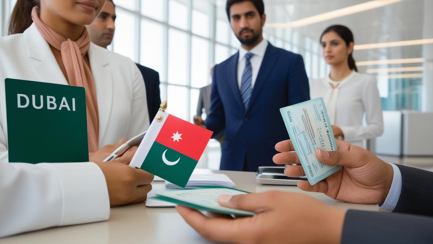 Is Pakistan Getting Visas for Dubai_ a group of people in a meeting